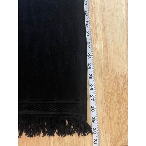 Nanette Lepore Luciana Knit Fringe Hem and Sleeves Dress Black Size M NWT BoHo - Picture 7 of 10